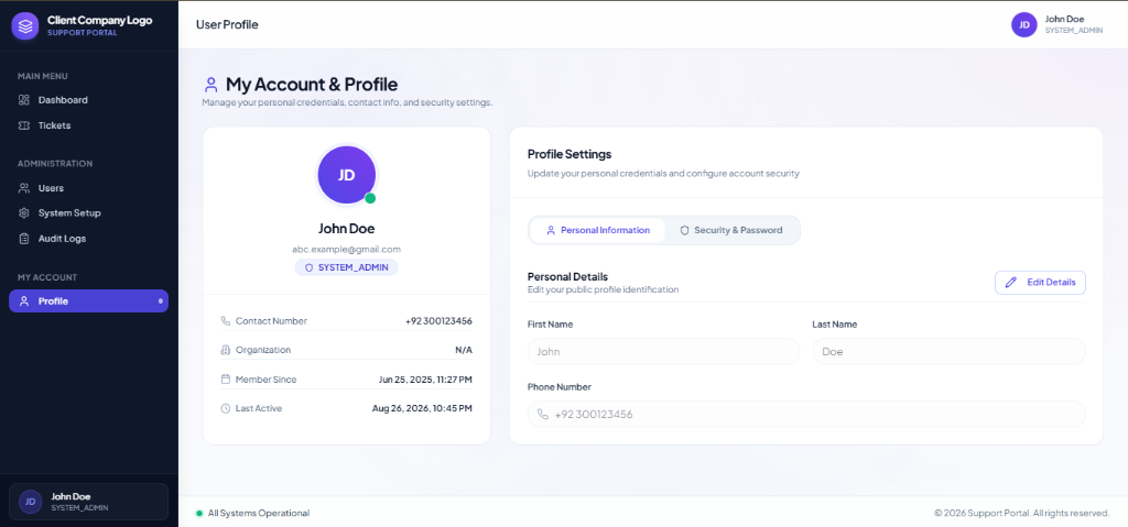 Profile Screen